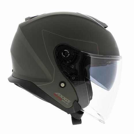 Axxis Mirage SV jethelm Solid mat titanium - Maat XS