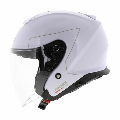 Axxis Mirage SV jethelm Solid glans wit - Maat XS