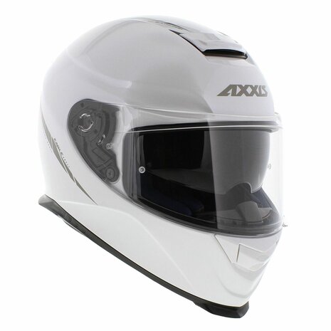 Axxis Eagle SV integraal helm solid glans wit