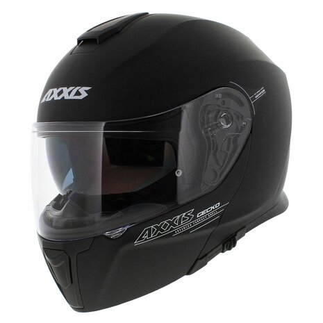 Axxis Gecko SV systeem helm Solid mat zwart 