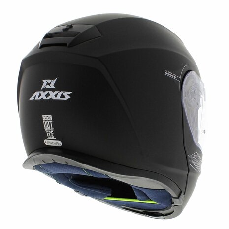 Axxis Gecko SV systeem helm Solid mat zwart 