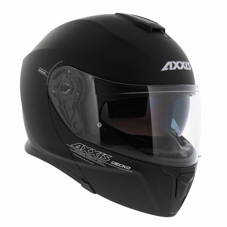 Axxis Gecko SV systeem helm Solid mat zwart 