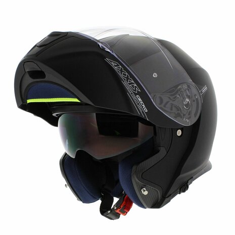 Axxis Gecko SV systeem helm Solid mat zwart 
