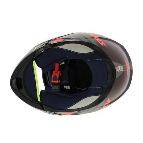 Axxis Gecko SV systeem helm Epic mat zwart rood - Maat XS