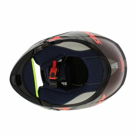 Axxis Gecko SV systeem helm Epic mat zwart rood 