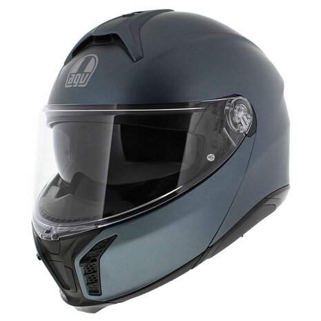 AGV Tourmodular motorhelm Ardesia mat grijs systeemhelm