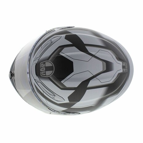 AGV K6 S Ultrasonic Motorhelm mat zwart grijs