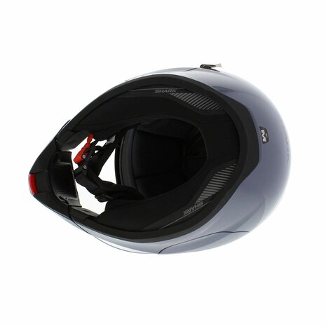 Shark Evojet Helm Solid glans nardo grijs