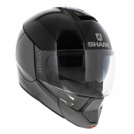 Shark Evojet Helm Dual glans zwart grijs - Maat XS
