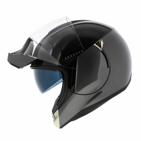 Shark Evojet Helm Dual glans zwart grijs - Maat XS