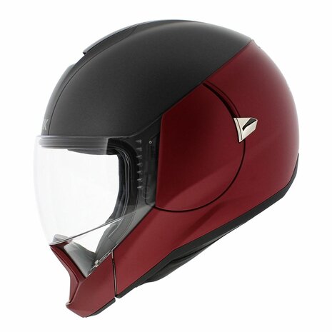Shark Evojet Helm Dual mat rood antraciet - Maat XS