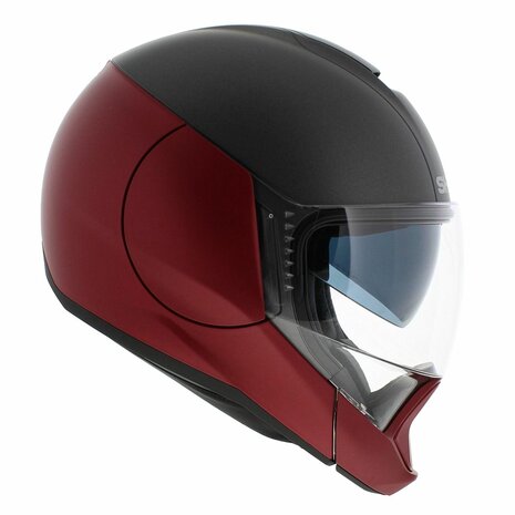 Shark Evojet Helm Dual mat rood antraciet - Maat XS