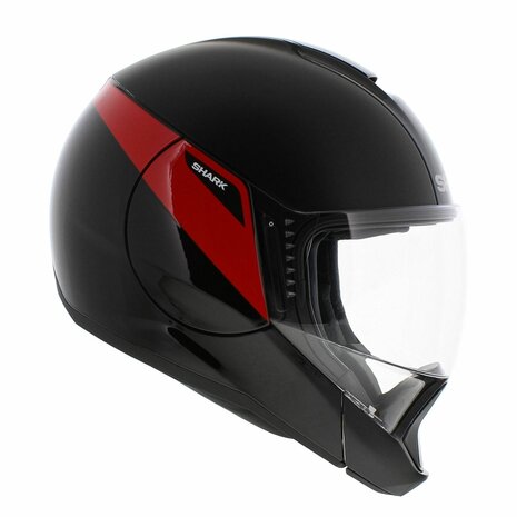 Shark Evojet Helm Karonn mat zwart rood