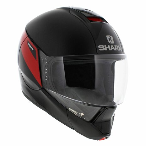 Shark Evojet Helm Karonn mat zwart rood