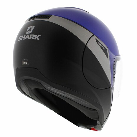 Shark Evojet Helm Karonn mat zwart blauw