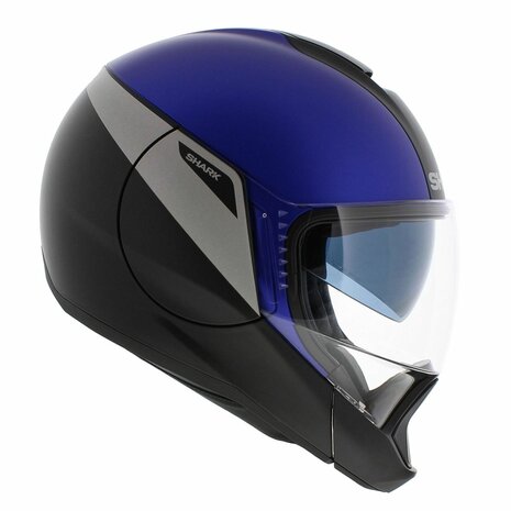 Shark Evojet Helm Karonn mat zwart blauw - Maat XS