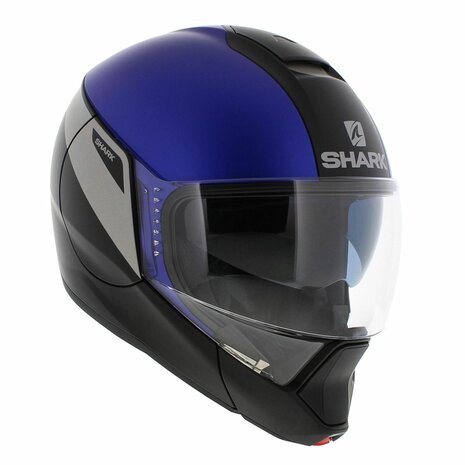 Shark Evojet Helm Karonn mat zwart blauw