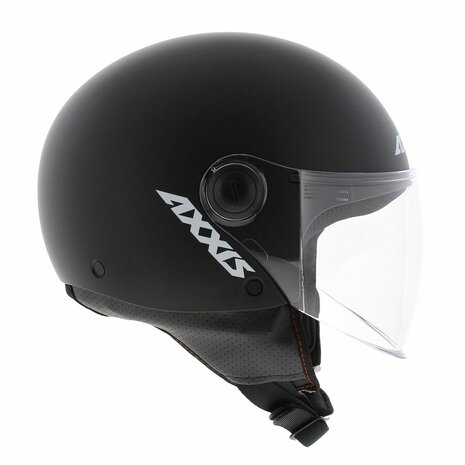 Axxis Square S helm mat zwart rechter zijkant