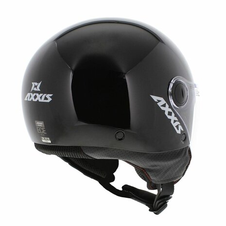 Axxis Square S helm glans zwart