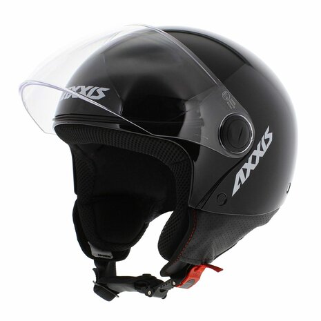 Axxis Square S helm glans zwart