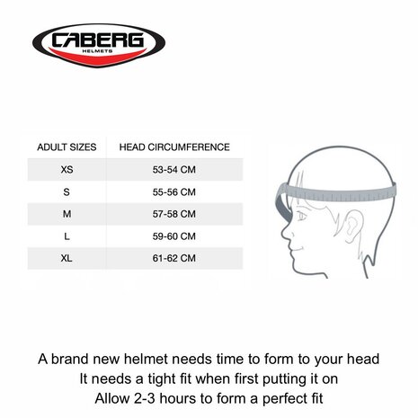 Caberg Tourmax X mat titanium Adventure Systeem helm - Maat S