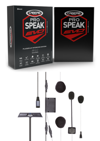 Caberg Pro Speak Evo Intercom - Bluetooth motorhelm communicatie systeem Midland
