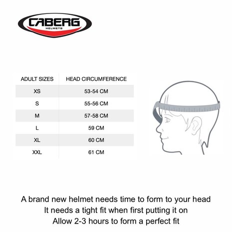 Caberg Ghost X Helm mat zwart - Maat XS