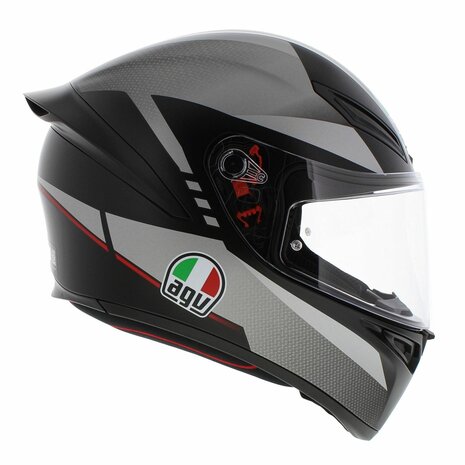 AGV K1 S Motorhelm Lap mat zwart rood