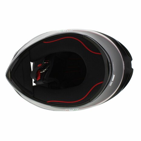 AGV K1 S Motorhelm Lap mat zwart rood