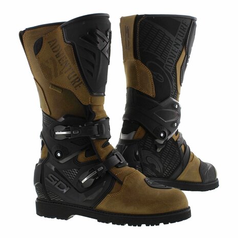 Sidi Adventure 2 Zwart-Bruin Goretex laarzen - Tabacco