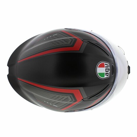 AGV K1 S Motorhelm Sling mat zwart rood