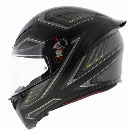 AGV K1 S Motorhelm Sling mat zwart grijs