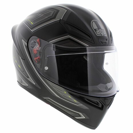 AGV K1 S Motorhelm Sling mat zwart grijs