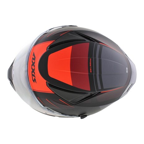 Axxis Panther SV integraalhelm Prestige mat zwart fluo rood