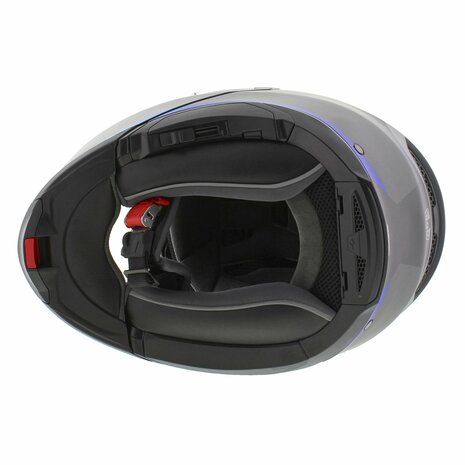 AGV Tourmodular Stray motorhelm mat zwart blauw systeemhelm