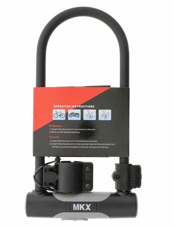 MKX-Lock U-Lock Beugelslot 160x314  (zonder ART keurmerk)