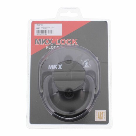 MKX-Lock muur -of vloeranker gehard staal zwart ART4