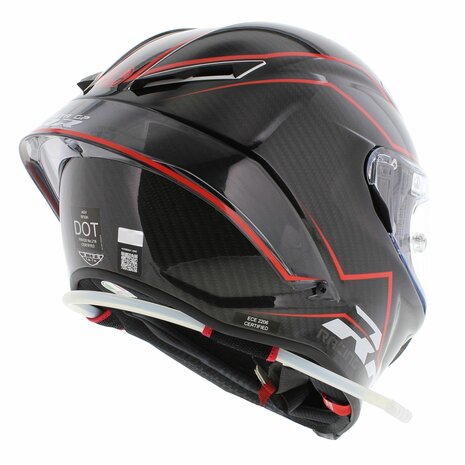 AGV Pista GP RR Performante Glans Carbon Zwart Rood (2206)