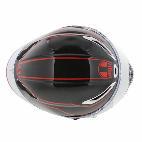 AGV Pista GP RR Performante Glans Carbon Zwart Rood (2206)
