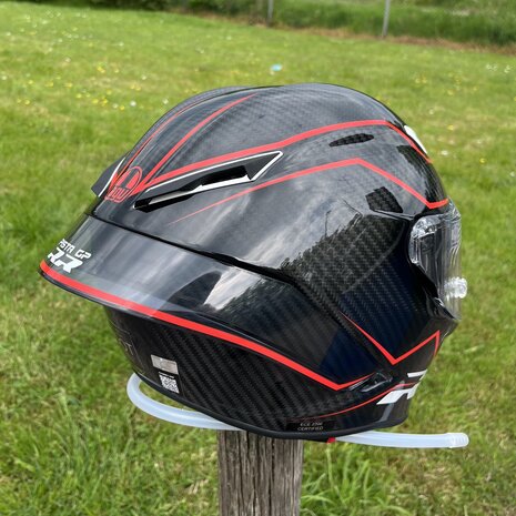 AGV Pista GP RR Performante Glans Carbon Zwart Rood (2206)