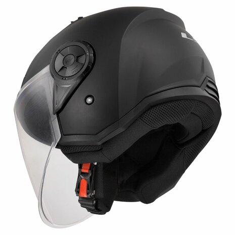 LS2 OF616 Airflow II jethelm mat zwart