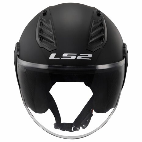 LS2 OF616 Airflow II jethelm mat zwart