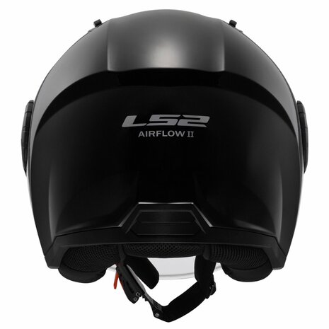 LS2 OF616 Airflow II jethelm glans zwart