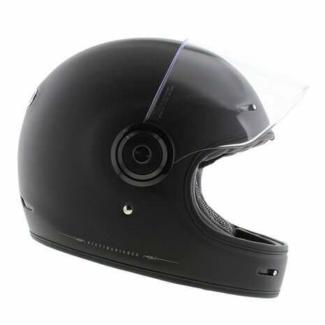 Origine Vega Vintage integraalhelm - Distinguished mat zwart - Motorhelm / Brommerhelm