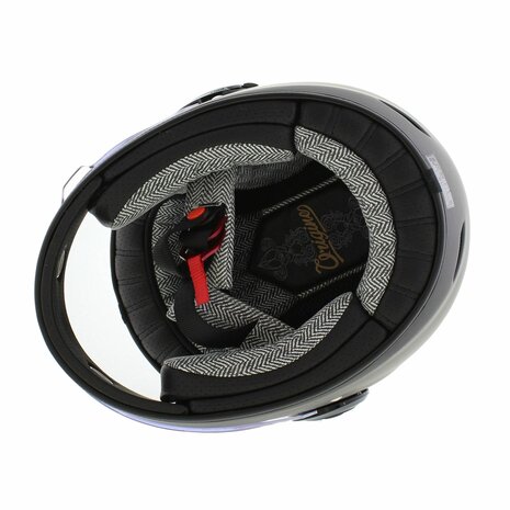 Origine Vega Vintage integraalhelm - Distinguished mat zwart - Motorhelm / Brommerhelm