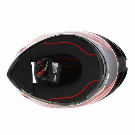 AGV K1 S Motorhelm Lion zwart rood
