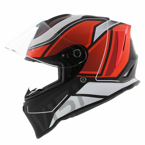Origine Dinamo integraal helm Galaxi mat zwart rood wit