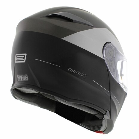Origine Delta Basic helm Virgin mat titanium zwart - systeemhelm motorhelm