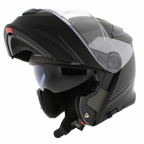 Origine Delta Basic helm Virgin mat titanium zwart - systeemhelm motorhelm