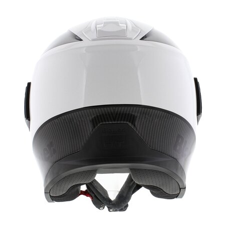 Blauer Solo jet helm wit carbon zwart
